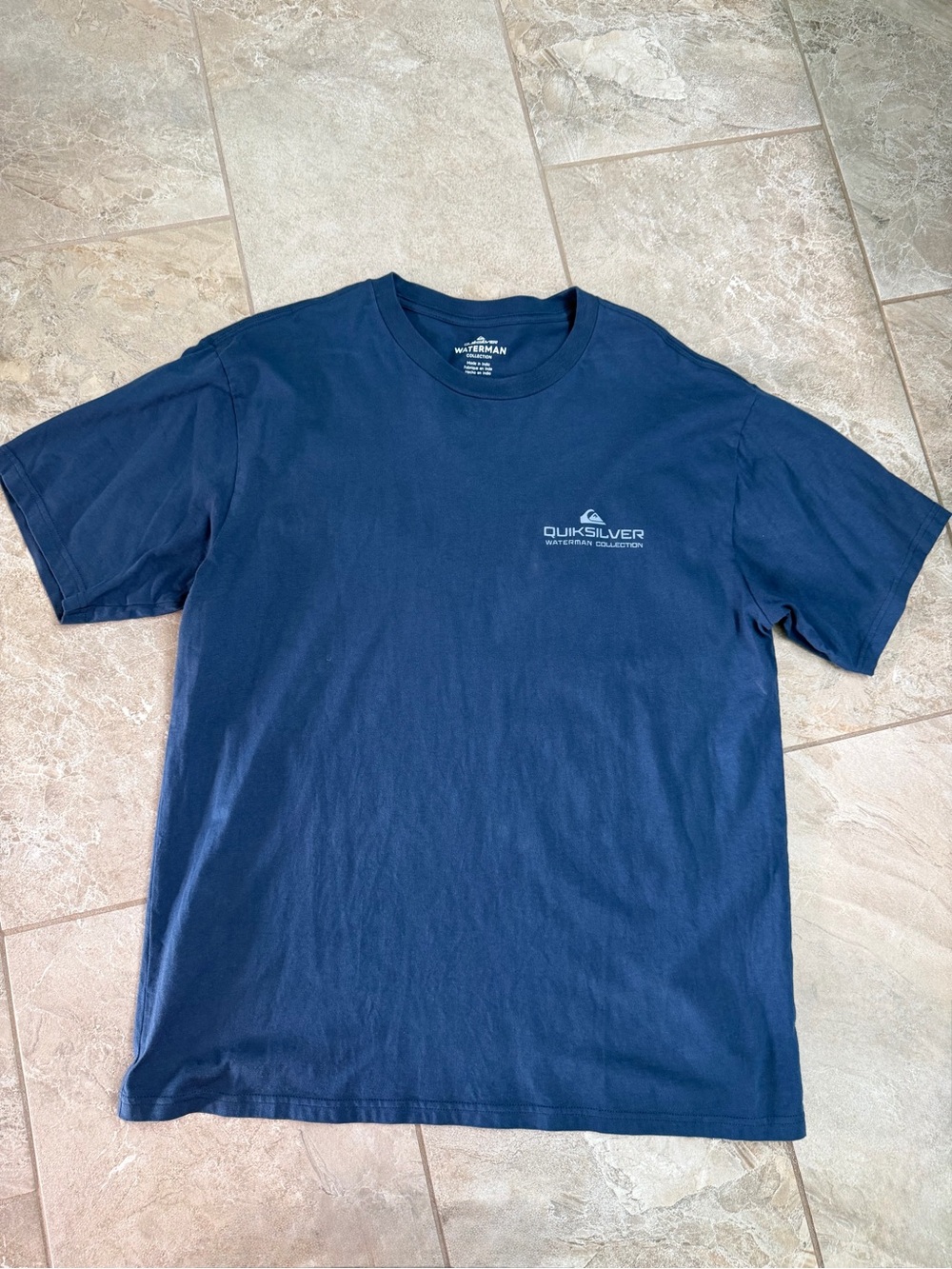 Quiksilver Waterman Collection Blue T-shirt Men’s Size Large